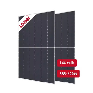 Longi bảng điều khiển năng lượng mặt trời himo7 Mono <span class=keywords><strong>PV</strong></span> mô-đun 585W 590W 595W 605W 615W 610W 620W nửa tế bào n-loại bificial 600W bảng điều khiển năng lượng mặt trời longi - Product Image 2