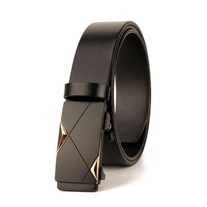 Haute qualité automatique <span class=keywords><strong>sans</strong></span> <span class=keywords><strong>dents</strong></span> Top Grain italien 100% pur ceinture en cuir véritable <span class=keywords><strong>sans</strong></span> trou - Product Image 2