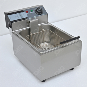 Freidora Industrial <span class=keywords><strong>de</strong></span> Acero Inoxidable XMG <span class=keywords><strong>de</strong></span> Sobremesa, <span class=keywords><strong>de</strong></span> un Solo <span class=keywords><strong>Tanque</strong></span>, Gran Capacidad, con Temperatura Ajustable - Product Image 3