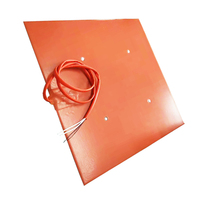 Nouveau radiateur en silicone 400x400mm 220V 720W pour imprimante 3D, économie d'énergie, température maximale 130°C, pour maisons, restaurants, hôtels