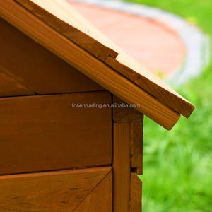 Maisonnette de jeu en bois rentable pour enfants, cabane extérieure avec jardinières, vente en gros de maisons de jeu en bois pour tout-petits - Product Image 3