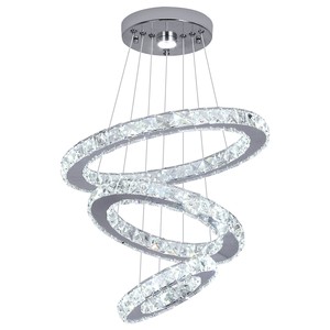 Indoor Modern Luxury Crystal Chandelier Pendant <b>Led</b> Pendant Hanging <b>Lights</b> for Restaurant Bedroom - Product Image 1