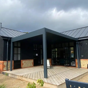 <span class=keywords><strong>Mini</strong></span> kits de <span class=keywords><strong>pergola</strong></span> en aluminium avec cadre enduit de poudre de toit à persiennes Installation facile Caractéristiques anti-pourriture Comprend des supports de <span class=keywords><strong>pergola</strong></span> - Product Image 5