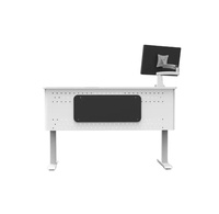 Podium d'enseignant électrique moderne à hauteur réglable moteurs doubles espace de fonctionnement spacieux bureau à grande vitesse pour équipement éducatif