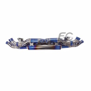 ระบบท่อไอเสีย Catback ไทเทเนียมสำหรับ 991.2 3.8T พร้อมท่อ X Pipe วาล์วทรอนิกส์ เสียงแบบรถแข่ง อัพเกรดเสียง - Product Image 3