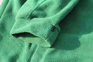 เสื้อแจ็คเก็ตขนแกะสีเขียวสำหรับเด็ก ปรับแต่งได้ ซิปเต็มตัว คอตั้ง อุ่นสบาย เหมาะสำหรับฤดูใบไม้ผลิ กิจกรรมกลางแจ้ง เดินป่า ตั้งแคมป์ ชุดทำงาน ขายส่ง - Product Image 5