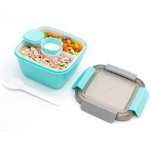 Loncheras Bento Portátiles de Plástico PP de Grado Alimenticio al por Mayor, con Diseño de Doble Nivel Hermético, Aptas para Calentar y Libres de BPA, para Almacenamiento y Viajes - Product Image 4