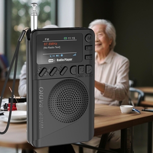 Walk <strong>Radio</strong> Fm <strong>Rechargeable</strong> <strong>Dab</strong> Receiver LCD Display Portable <strong>DAB</strong> <strong>DAB</strong>+FM <strong>Radio</strong> with Time Player &amp; Earphone Jack - Product Image 2
