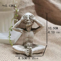 Ornements d'extérieur en forme d'extraterrestres, statue en résine pour jardin, figurine, décoration de maison, cadeau, décoration de jardin, miniatures d'extérieur
