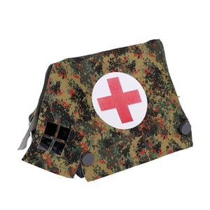 WW2 MOC soldado militar escena camuflaje punto gran tienda figura accesorios armas bloques de construcción ladrillos Juguetes - Product Image 3