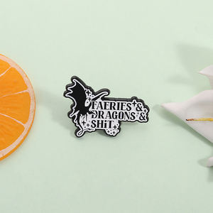 创意幽默成人珐琅别针搞笑报价金属胸针翻领徽章饰品礼品朋友背包批发 - Product Image 2