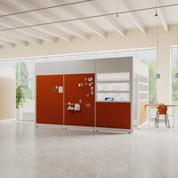 Cubicles de bureau modulaires modernes extensibles OMNI pour centre d'appels, installation en une heure