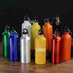 Botella de Agua Deportiva de Aluminio Reciclado de 600 ml, 750 ml, 1 L, con Logotipo Personalizado, Botellas de Agua de Aluminio de 500 ml - Product Image 1