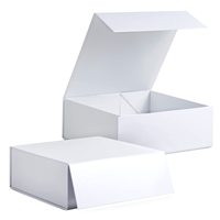 Boîte en papier rigide pliable imprimée avec logo personnalisé emballage de vêtements en carton boîtes magnétiques de luxe cadeau avec couvercle à fermeture magnétique