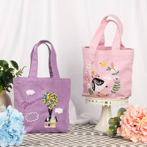 Kit de broderie pour enfants et adultes, sac fourre-tout à la mode, bricolage, artisanat, tricot, Kit de broderie, Kit de démarrage à aiguille avec poinçon, 1 pièce - Product Image 4