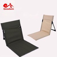 Camping en plein air chaise pliante Portable coussin chaise tente loisirs balcon parc pelouse pique-nique pêche siège dossier tapis de plage