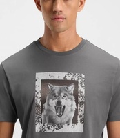 Camiseta de Hombre 2026, Talla Europea, Estilo Retro, Elástica, Suave y Cómoda, Cuello Redondo Clásico, Tejido de Algodón Premium
