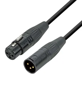 Kabel mikrofon Hifi kabel, kualitas tinggi Xlr ke Xlr seimbang pria ke Wanita kabel Audio Hifi pabrik profesional