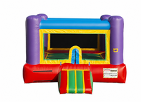 Dôme gonflable commercial arc-en-ciel en PVC pour enfants, facile à installer, idéal pour les sauts, les fêtes en extérieur et les événements de location