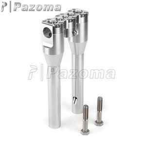 Riser de guidon argenté de 10 à 11 pouces, support de serrage supérieur de 1 pouce pour Harley Softail FXST <span class=keywords><strong>FLS</strong></span> FLSTN EFI FXSTDI FLSTNI FXSTD FXSTDSE - Product Image 3