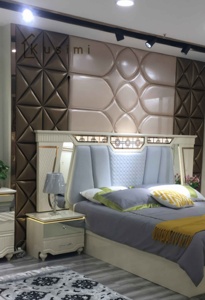 Meubles <span class=keywords><strong>de</strong></span> chambre à coucher <span class=keywords><strong>de</strong></span> taille <span class=keywords><strong>de</strong></span> <span class=keywords><strong>lit</strong></span> double économique <span class=keywords><strong>de</strong></span> <span class=keywords><strong>style</strong></span> <span class=keywords><strong>romantique</strong></span> à la mode ensemble <span class=keywords><strong>de</strong></span> chambre à coucher pour la maison - Product Image 3