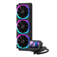 Ventilateur de refroidissement liquide pour CPU 3/4 broches, vente en gros 2026, OEM, dissipateur thermique 360 mm pour PC de jeu avec écran DIY