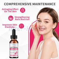 Ausreson OEM Collagène Liposomal en Gouttes Liquides, Complément Alimentaire Beauté, Éclaircissant pour la Peau, 500ml, Biotine, Collagène Liquide