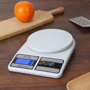 SF-400 all'ingrosso bianco bilancia alimentare elettronica 10kg Display LCD digitale <span class=keywords><strong>7kg</strong></span> 5kg 1g bilance da tavolo in plastica alimentate a batteria - Product Image 4