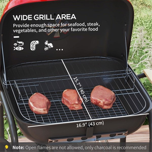 DB Portable Stainless Steel Charcoal BBQ <b>Grill</b> Foldable Outdoor <b>Camping</b> Cooking <b>Grill</b> for Shipping Prohibited by for - Product Image 6
