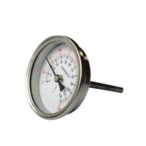 Termômetro industrial bimetálico de aço inoxidável, medição de temperatura - Product Image 3