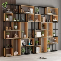 IULTRA Moderne Autoportant Double Face Grande Cloison D'étagère Taille Personnalisée Diviseur De Bureau Mur Ouvert Cloison De Bureau À Domicile