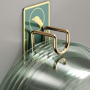 Gancio Adesivo <span class=keywords><strong>per</strong></span> <span class=keywords><strong>Lavabo</strong></span> Senza Foratura, Impermeabile, Montaggio a Parete <span class=keywords><strong>per</strong></span> Bagno, Doccia, Lavandino, Porta Asciugamani - Product Image 2