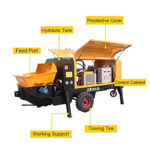 Bomba de Concreto de Alta Gama Personalizable, Impulsada por Diésel, de Larga Distancia para Construcción Industrial - Product Image 3