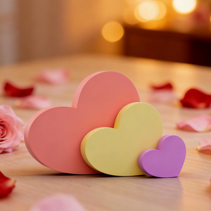 Stampo in Silicone per Ornamenti a Cuore Piccoli, Medi e Grandi in Resina Epossidica, Decorazione da Scrivania per Casa - Product Image 2