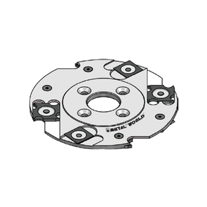 Italian Supplier Excellent Finish HW Grooving Cutterheads 4 Turnover Knives And 4 Spurs In HW For <b>Sawing</b> - Product Image 1