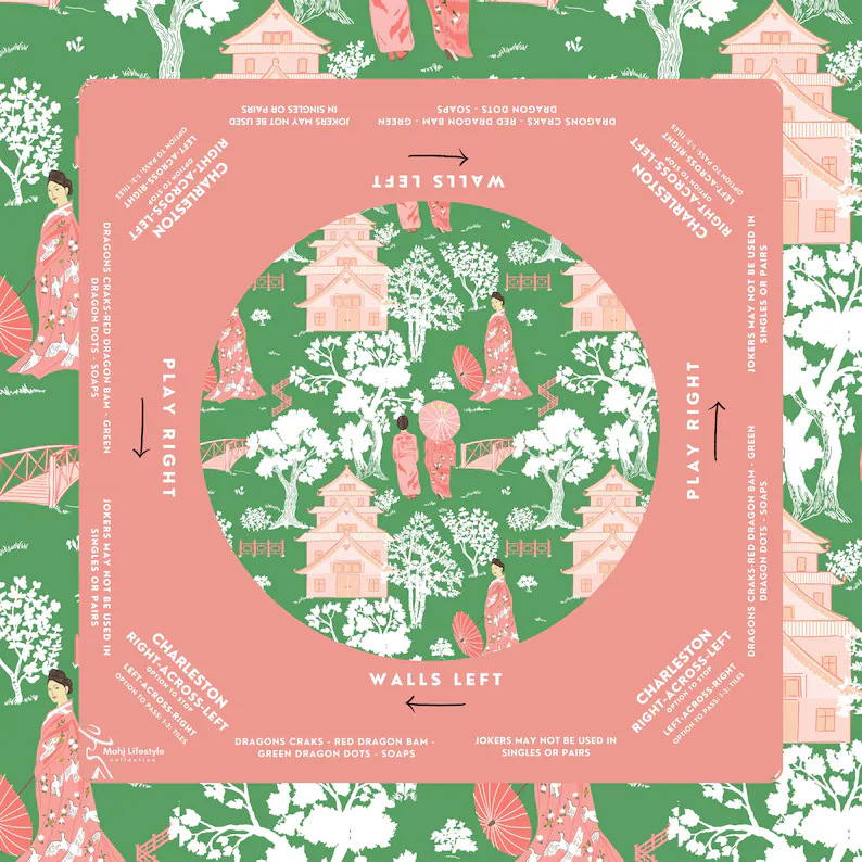 Rose et vert