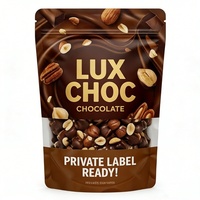 Pochette à bonbons personnalisée avec finition brillante, sachet Mylar autoportant imprimé sur mesure, emballage plastique de qualité alimentaire pour bonbons et chocolats