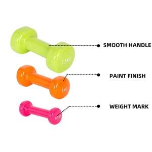 Multi-Color 6 KG Neoprene Coated Hex <strong>Dumbbell</strong> <strong>Set</strong> for Power Lifting Training Gym Weightlifting Essentials for Body Building - Product Image 2