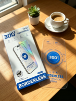 Protecteur d'écran en verre trempé transparent sans bordure incurvé de grande taille 300C pour Redmi Turbo 4 Pro
