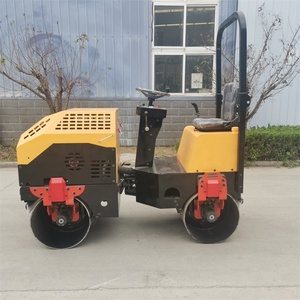 <span class=keywords><strong>Rullo</strong></span> Compattatore Vibrante Mini da 1, 3, 5 Tonnellate, <span class=keywords><strong>Rullo</strong></span> <span class=keywords><strong>Stradale</strong></span> a Doppio Tamburo Diesel da 330kg a 5T, fino a 5000kg - Product Image 2