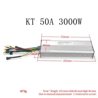Kit de conversion de gros vélo électrique 20in 26in avec pneu 72V 3000W roue arrière sans brosse roue de moteur de moyeu sans engrenage avec écran LCD3