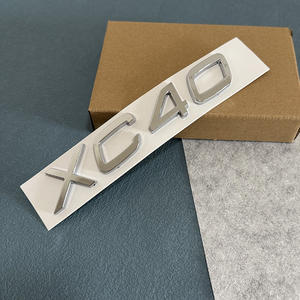 สติกเกอร์โลโก้ติดท้ายรถด้านหลังรถสติกเกอร์ติด XC60โลโก้รถวอลโว่สีดำ XC90 S80 S40 XC40 S60 V40 <span class=keywords><strong>V50</strong></span> V60 C30ติดตั้งง่าย - Product Image 5