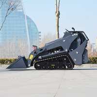 Mini-chargeuse compacte EPA Crawler, chargeuse compacte diesel Kubota pour l'agriculture et la construction