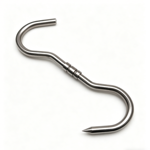 Crochet en S rotatif en acier inoxydable 304 pour boucher, pour accrocher et déplacer la viande - Product Image 1