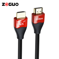 Câble HDMI 8K 2.1-Disponible en 1m 1.5m 2m 3m 5m 10m Câble tressé haute vitesse avec 48Gbps, résolution vidéo 4K @ 120Hz/8K @ 60Hz