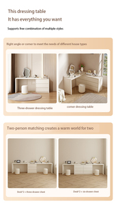 Miroir de coiffeuse <span class=keywords><strong>vintage</strong></span> en verre pour enfant, mini, doré, 1 pièce, petite conception, table de maquillage pour chambre à coucher - Product Image 6