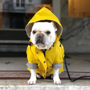 Áo khoác chó che Áo khoác hoodie Instagram cơn sốt bão và mưa bằng chứng người anh Retro Dày Chó Áo Mưa chó Pet Hardshell Áo khoác