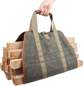 Free Sample <b>Multipurpose</b>/long-lasting Fireplace for Indoor Camping Accessories for Wood Stoves Log Carrier <b>Bag</b> for Firewood - Product Image 2