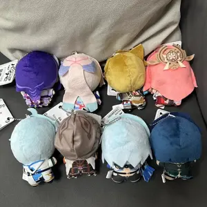 10CM impacto Tartaglia Kaeya Diluc Venti Xiao Klee peluche colgante juguete Mini llavero muñeca mochila accesorio para regalo - Product Image 5