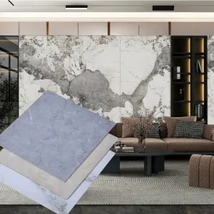 家居装饰用高光大理石板材uv板聚氯乙烯墙板